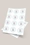 Thank You Label for Your Order with Cat - 72 Pieces 4 Cm - 2