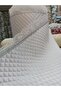 Lacy White Quilted Lacy Shelf Cover Width 33 × Length 10 Meters - 3