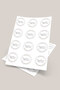 Thank You Order Label - Thank You Sticker - 72 Pieces 4 Cm - 2