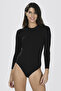 5 Pieces, Women's Long Sleeve, High Neck, Bottom Snap Body, Cotton & Lycra