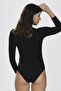 4 Pieces, Women's Long Sleeve, High Neck, Bottom Snap Body, Cotton & Lycra - 2