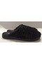 BLACK PLUSH SOFT WOMEN'S HOME AND MISFIR SLIPPERS - 6