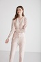 US POLO LICENSED LONG SLEEVE THERMAL BUTTONED WOMEN'S PAJAMAS SET 16956 - 5