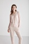 US POLO LICENSED LONG SLEEVE THERMAL BUTTONED WOMEN'S PAJAMAS SET 16956 - 3