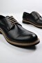 - 2650-2 Black Genuine Leather Thin Sole Men's Classic Shoes - 4