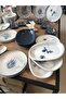 Stackable Blue Magic Breakfast Set for 6 People 28 Pieces - 2