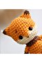 Organic Toy Fox Keychain (Hand Knitted) - 2