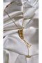Gold Color Butterfly Steel Necklace - 2