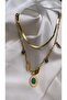 Gold Color Double Steel Necklace - 2