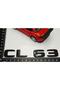 حقيبة أمتعة Cl 63 باللون الأسود اللامع ABS 3M بشعار نص ثلاثي الأبعاد - 5