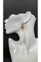 Handmade Brass Apparatus Female Feather Earrings