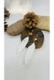 Handmade Brass Apparatus Female Feather Earrings - 2
