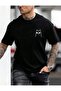 CAT Printed BLACK Trend Oversize T-shirt