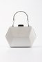 White Pearl Wedding Dress Evening Dress Bag - 3