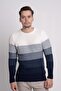 Striped Color Block Knitwear Sweater