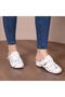 Flower Patterned Home Hospital Doctor Nurse Sabo Slippers - 2