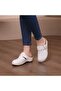 White Color Home Hospital Doctor Nurse Cook Sabo Slippers - 3