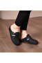 Black Color Home Hospital Doctor Nurse Cook Sabo Slippers - 2