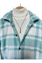 men's shirt collar oversize cotton lumberjack shirt - 2
