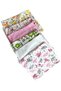 Baby Girl Set of 6 Mouth Wipes 30*30 Cm - 2