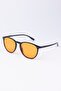 Unisex Black-Orange Glass Sunglasses - 2