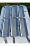 6-Piece Baton Gray Metal Single Decorative Candle, Tea, Coffee and Cake Serving Presentation Tray - 3