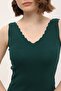 Women's Knitwear Ladder Collar Athlete Mind Green - 7