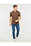 103 EMBROIDERY DETAIL POLO NECK T-SHIRT