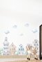 Scandinavian Houses Kids Room Wall Sticker - 2