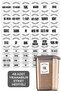 12-Piece Mega Size Spice Jar Set with Pino Label - Square Spice Set Storage Container with Lid 12x1700 ml - 3
