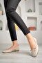 Believe Bow Detail Flat Sole Women's Ballerinas - 2