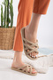 Women's Non-Slip Beige Daily Slippers Airblow - 3