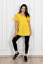 Women's V-Neck Slit T-Shirt 8783-22