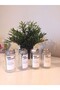 4 Pieces Guldfısk Spice Jar Glass-stainless Steel 6 Cl X 4 Pieces Glass
