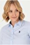 Women's Blue Long Sleeve Shirt - 2