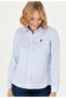 Women's Blue Long Sleeve Shirt - 3