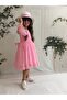 Laced Princess Model Girl's Dress with Hat - 3