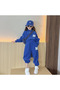 CUSTOM DESIGN STAND COLLAR HALF ZIPPERED M PRINTED FULL WINTER GIRL'S LUXURY TRACKSUIT SET