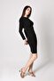 Women's Long Sleeve Black Dress - 5