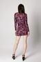 Women's Gathered Side Floral Print Mini Dress - 8