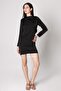 Women's Long Sleeve Mini Dress - 4