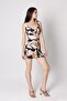 Women's Sleeveless Patterned Mini Dress - 6