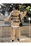 Kids Dont Printed Top and Bottom Tracksuit Set