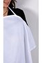 Nursing Cover 100% Cotton Muslin Fabric White Color - 3