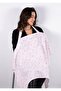 Hospital Release Nursing Cover 100% Cotton Muslin Fabric Pink Star Pattern