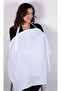 Nursing Cover 100% Cotton Muslin Fabric White Color