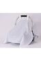 Stroller Cover and Nursing Cover Set of 2 Plain White Hospital Issue 100% Cotton Muslin Fabric - 7