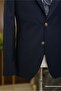 Men's Premium Suit Mono Collar Pleated Pants Italian Style Slim Fit Jacket Trousers - 6