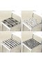 4-Piece Gold Detailed Leaf Patterned Modern Zippered Chair Cushion Set on White Background - 3