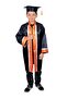 Graduation Cap Cubbe Primary School Navy Blue Orange White